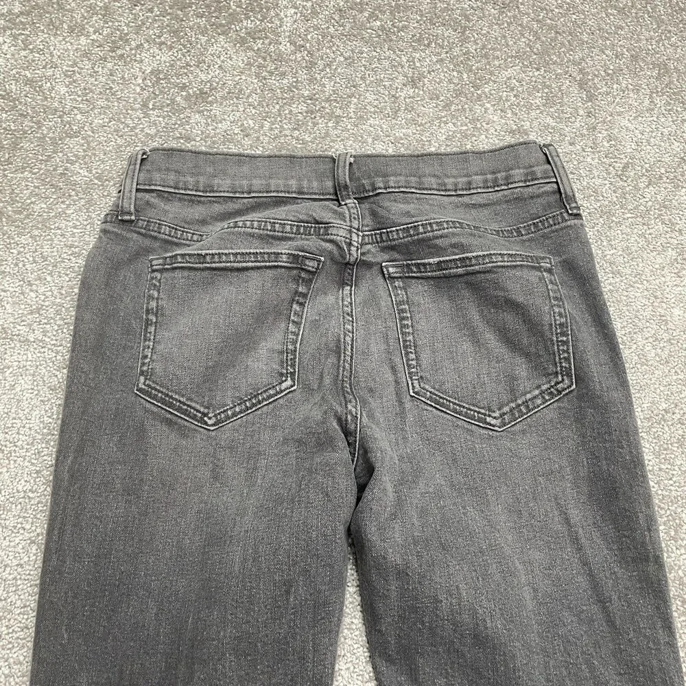 J.Crew Flex Slim Fit Denim Jeans Mens 29x32 Black Charcoal Wash Casual Cotton